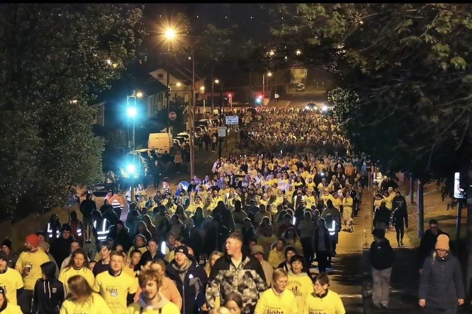 Crowds at last year's Waterford Darkness Into Light walk/run.